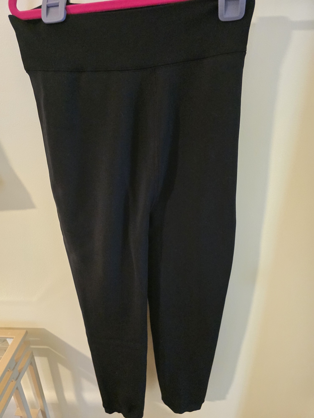 Free Country Black High-Rise Fleece Lined Ponte Leggings